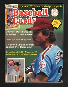 June 1987 Baseball Cards Magazine – Mike Schmidt Cover #M2591 - Picture 1 of 1