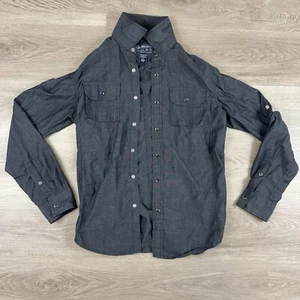 American Rag Men's Long Sleeved Solid Color Blue Shirt - Small Fall Winter - Picture 1 of 2