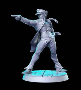 Jotaro | Miniaturas DnD | Miniatura para juegos de mesa | Juegos de fantasía y guerra - Imagen 1 de 1
