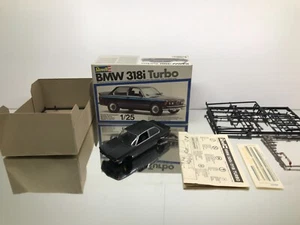 REVELL H-7214 BMW E21 318i TURBO -BLACK 1:25- BUILT PLASTIC KIT IN BOX - Picture 1 of 13