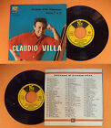 LP 45 7" CLAUDIO VILLA Dispettoso parte 1 2 1959 italy VIS RADIO no cd mc dvd