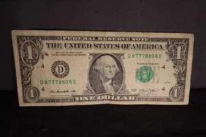 One Dollar Fancy Quad 2013 años 8 y 7 SN D 87778808 E $1 - Imagen 1 de 2