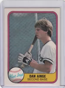 1981 Fleer Baseball Card #418 Danny Ainge Rookie Toronto Blue Jays - NrM-Mt - Picture 1 of 2