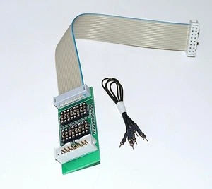 Prüf Adapter 16 pol. Flachkabel , Pfostenverbinder , Wannenstecker 230462-G - Picture 1 of 3