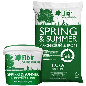 More details for spring &amp; summer 12-3-9 | premium lawn, grass &amp; turf feed/fertiliser with iron