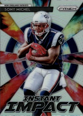2018 Panini Prizm Sony Michel #II-11 Instant Impact Prizm New England 3V - Image 1 of 2