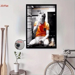 Yohan Cruyff Holland Framed Canvas Art Picture Print Digitally Signed 60x40cm - Picture 1 of 4