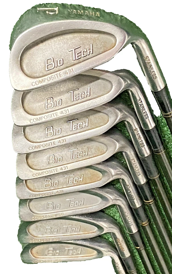 Yamaha Bio-Tech Iron Set 3-PW RH Boron Stiff Graphite 5i 37.5 Good Factory Grips - Image 1 of 4