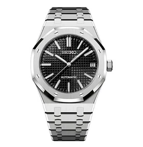 42mm Octagonal Watch Case Mod Kit Sapphire Back Fit NH34 NH35 NH36 NH70 NH72 - Picture 1 of 6