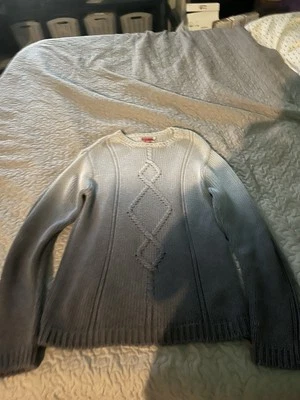 Guess Mens 2 Shade Cableknit Sweater Size Small - Image 1 of 3