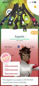 Pok&eacute;mon Go✨Hundo Zygarde Complete form MAX CP & MB Ball ✨P.T.C-LvL70✨Description