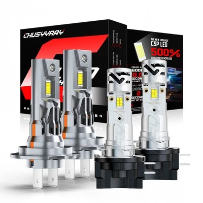 适用于梅赛德斯奔驰 CLA250 2013 - 2018 H7 超亮白色 LED 车头灯灯泡套件 — 第 1/4 张图片