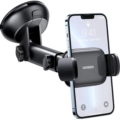 Car Phone Holder Windscreen Mount Dashboard Phone Automobile Cradles Superior - Image 1 of 4