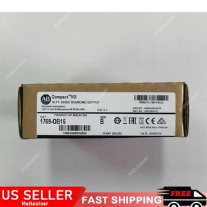 New Sealed AB 1769-OB16 CompactLogix 16 Pt 24VDC D/O Module 1769OB16 US Free Tax - Picture 1 of 3