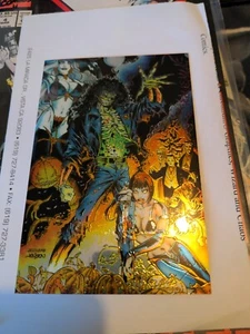 Evil Ernie 4x6 Karte Chrom Grafik Inc Zauberer & Chaos! Justinian Jensen Holo  - Bild 1 von 4
