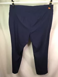 AUTOGRAPH NAVY BLUE “BENGALINE” SUPER STRETCH SHORT LENGTH PANTS SZ 24 ALL NEW - Picture 1 of 9