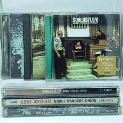 Soul Asylum CDs Candy From A Stranger, Grave Dancers Union, Dim Light Lot of 3  - Image 1 of 4