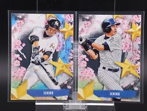 2025 Topps Series 1 Tokyo Series Ichiro Stars of Japan Exclusive SOJ-15 & SOJ-18 - Picture 1 of 5