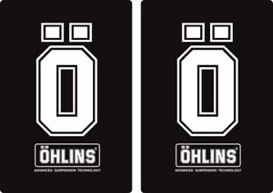 Ohlins Suspension Bike Upper Fork Decal Sticker Graphic Set Adhesive 2Pcs #4