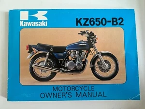 Kawasaki KZ650-B2 Motorcycle Owners Manual - Picture 1 of 3