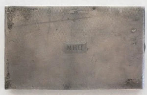 Sterling Silver Cigarette Case Shreve Crump & Low 143 grams B2U0120 combine ship - Picture 1 of 4