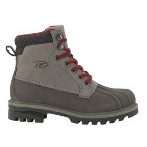 Lugz WMALLV-0399 Mallard Duck  Womens  Boots   Ankle Low Heel 1-2" - Grey - Size