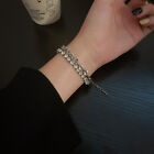 925 Sliver Filled Cubic Zirconia Bracelet Bangle Women Wedding Crystal Jewelry
