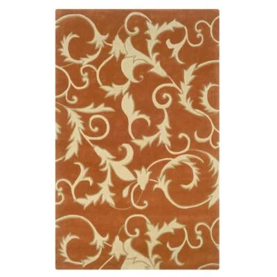 Trio Harper Pumpkin & Ivory 5x7, Rug - Image 1 of 3