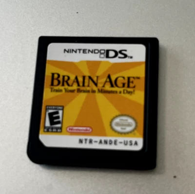 Brain Age: Train Your Brain in Minutes a Day (Nintendo DS, 2006)*TESTED & CLEAN* - Image 1 of 2