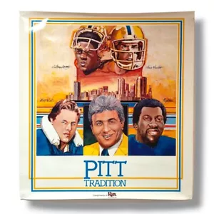 Vintage Pitt Panthers Tradition Poster 23"x25" Fralic Dorsett Marino Green (b)  - Picture 1 of 7