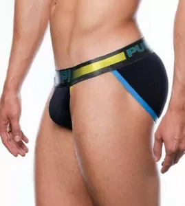 PUMP! Briefs PLAY Soft Lycra Cotton Side-Cut Brief Yellow 12055 P16 - Foto 1 di 4