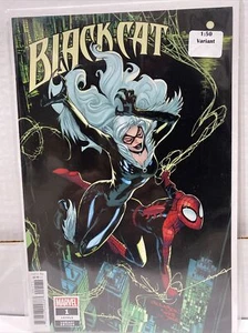 Marvel Comics BLACK CAT (2020) #1 GLEASON 1:50 Variant Cover - Picture 1 of 3