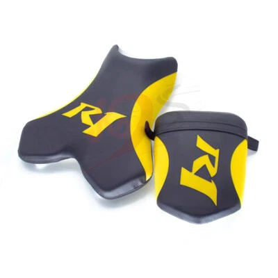 Black Yellow Front+Rear Driver Rider Passenger Seat For 2004-2006 Yamaha YZF-R1 Foto 1 de 4