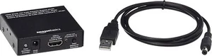 Amazon Basics Audio-Extractor-Konverter, HDMI auf HDMI + Audio (SPDIF + RCA Ste - Bild 1 von 5