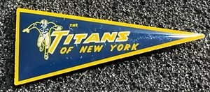 New York Jets Titans Logo Pennant Banner Collector Pin - Picture 1 of 1