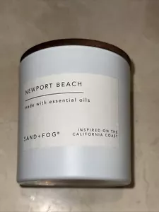 SAND + FOG ‘NEWPORT BEACH’ ESSENTIAL OILS 21 OZ CANDLE $39 - Picture 1 of 7
