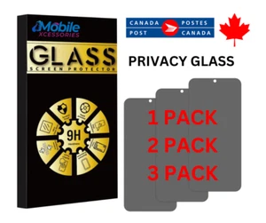 Pack 3 Protections d'écran Premium Privacy en Verre Trempé pour Samsung S23/S24/S25 - Photo 1 sur 5