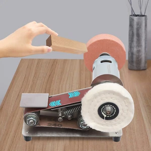 Electric Belt Sander Small Belt Sander 7-Stage Adjustable Polisher 150W - Picture 1 of 14