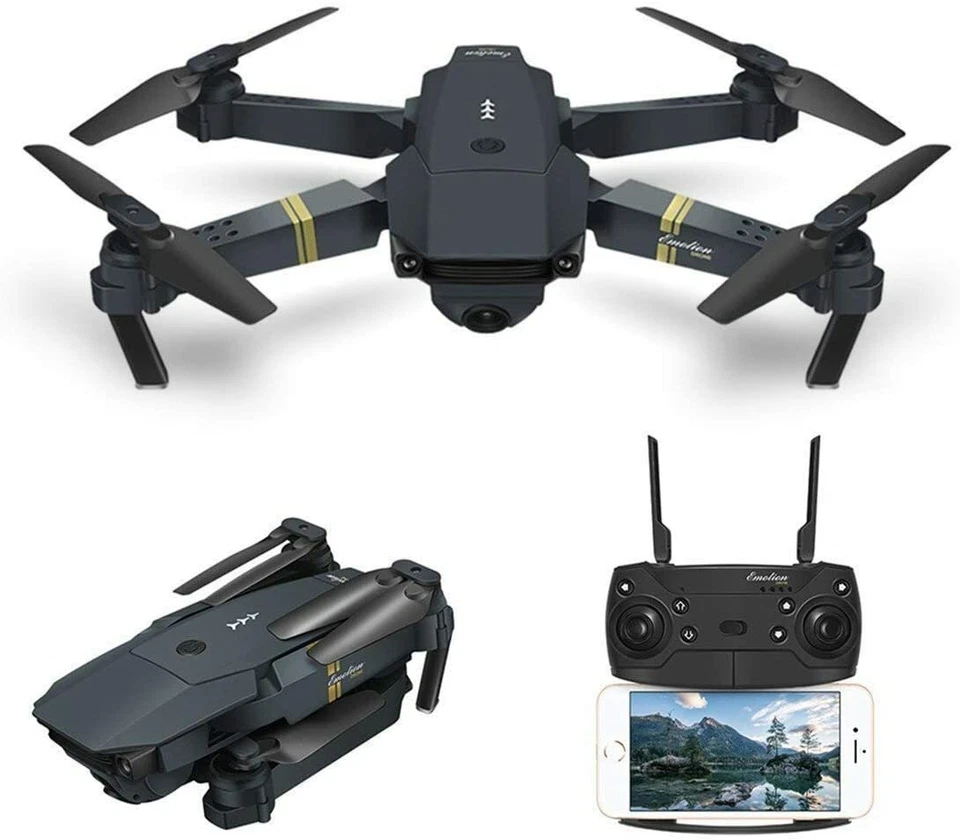 Drone E58 PRO Mini FPV Dron Wifi con Camara de Gran Angular 4K Bolsa Movil 100m - Imagen 1 de 4