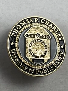 Thomas P. Charles Director Of Public Safety Ohio Highway Patrol Challenge Coin - Picture 1 of 3