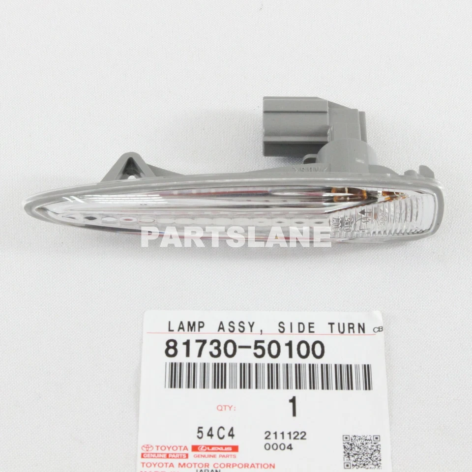 Lámpara de señal de giro lateral genuina Lexus LS460 LS600h 81730-50100 OEM Foto 1 de 2