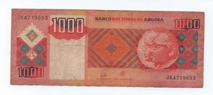 ANGOLA 1000 KWANZAS 2003 PICK 150 LOOK SCANS - Picture 1 of 2