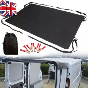 Rear Barn Door Awning Cover Rain Snow Sunshade For VW T5 T6 TRANSPORTER UK - Picture 1 of 11