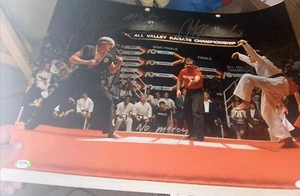 Ralph Macchio William Zabka Martin Kove Karate Kid Cobra Kai Signed 16x20JSA PSA - Picture 1 of 3