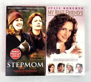 Step Mom & My Best Friends Wedding 2 VHS Tape Lot Romantic Comedy Julia Roberts - Picture 1 of 4