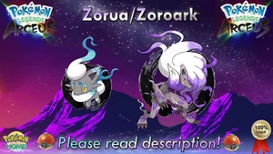 🌈Shiny Non-shiny Alpha Hisuian Zorua Zoroark 6IV🌈Legends Arceus HOME (💯Legal) - Picture 1 of 61