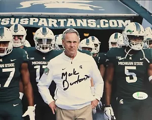 Mark Dantonio Signed Autographed Michigan State Spartans 8x10 Photo JSA COA  - Picture 1 of 2