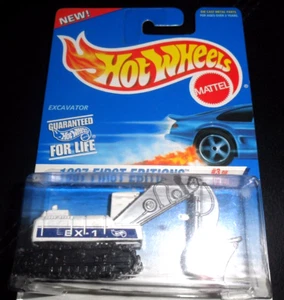 Hot wheels Excavator nr Mint  # 512 Steam Shovel 1997 First Edition Protecto  - Picture 1 of 3