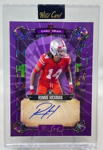 Ronnie Hickman 2023 Wildcard 5 Karten Zeichnung Rookie Auto Kristall Holo lila #4/4 - Bild 1 von 5