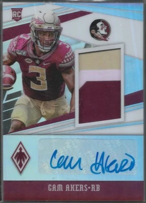 2020 Chronicles Draft Picks Phoenix Cam Akers RC Patch Auto /99 Los Angeles Rams - Image 1 of 2